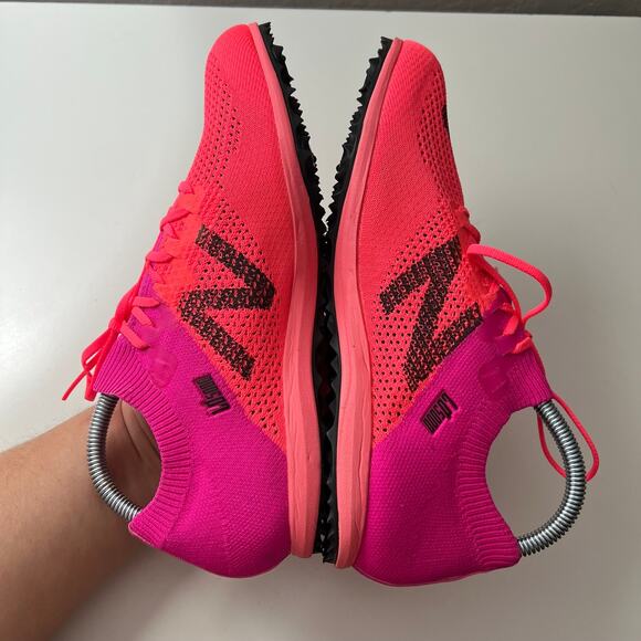 New Balance Men's Track Shoes Size 8 Style # ULD5KPP7 Guava/Peony Running - Picture 7 of 12